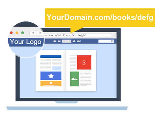 Edit pdf flip book url to create a custom domain for your pdf ebooks. Perfect for content marketing, company branding, and brand exposure.